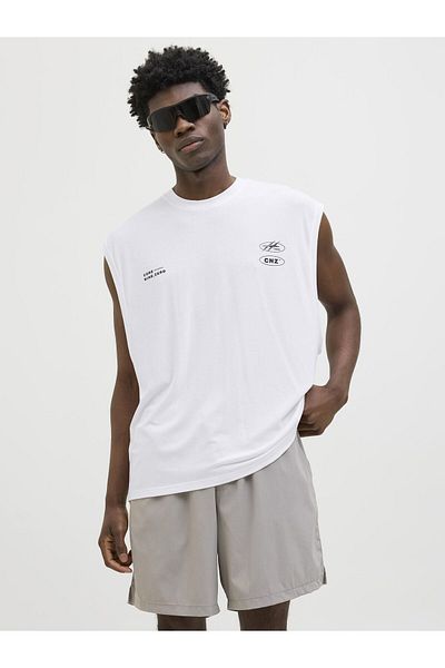 Jack & Jones Tanktop Rückenprint Rundhalsausschnitt Tanktop