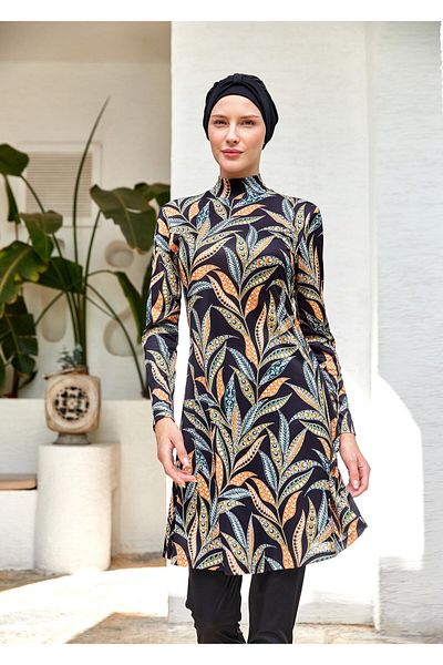 ROZAMAY Ziva Long Sleeve Hijab Swimsuit