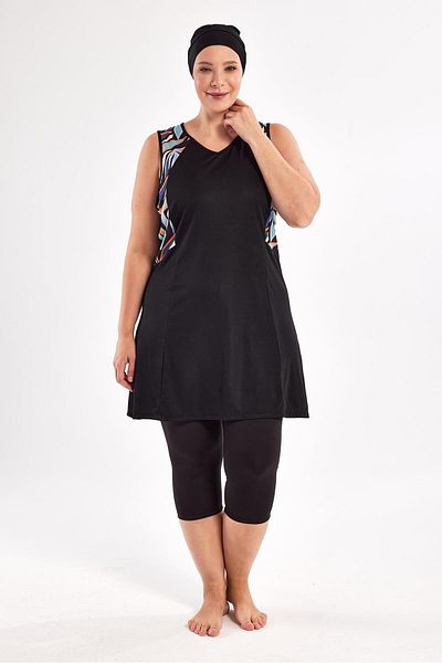 ROZAMAY Rıta Sleeveless Hijab Swimsuit 3806