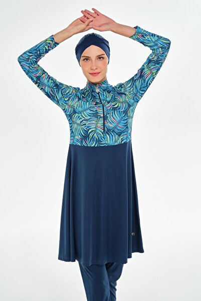 ROZAMAY Romy Uzun Kollu Tesettür Mayo 3115