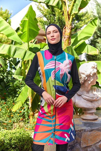 ROZAMAY Long Sleeve Hijab Swimsuit 3307