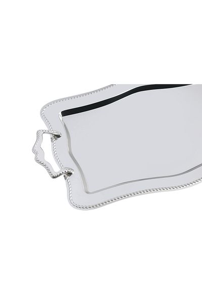 Nehir High quality stainless steel tray set. Consists of 2 pieces.