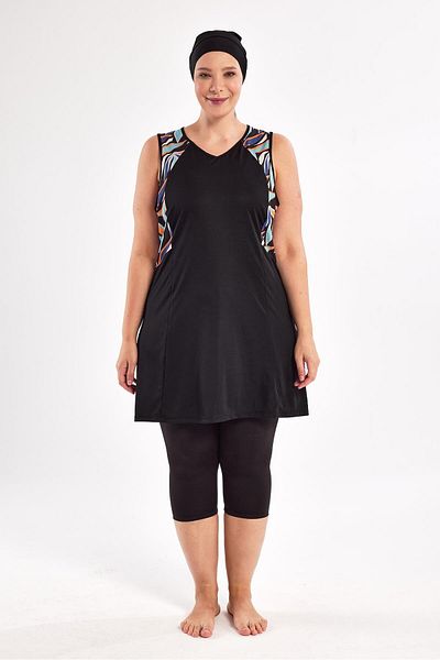 ROZAMAY Rıta Sleeveless Hijab Swimsuit 3806