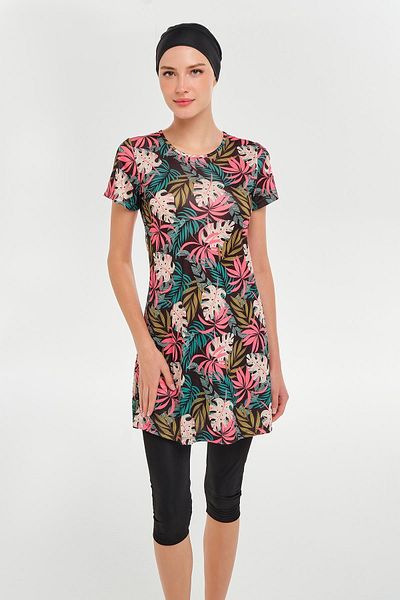 ROZAMAY Zaina Short Sleeve Hijab Swimsuit 3601