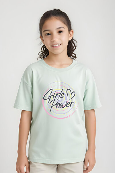 YA KO KİDS 5'li Good-Mother Panda-Power-Bunny-M28 Τυπωμένο μπλουζάκι για κορίτσια