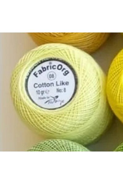 fabricorg TEK YUMAK Κλωστή Etamine-Cross Stitch - Παρόμοια με βαμβάκι (10 GR-NO8 IP) - Νούμερο 8 Χρώμα