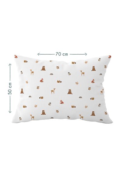 Casadora Baby Forest Amigos 100% Cotton Satin Child Pillow Case - 50 X 70 cm
