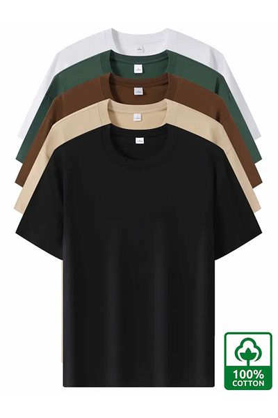 uyguntarz Unisex Basic Model 5'll T-Shirt
