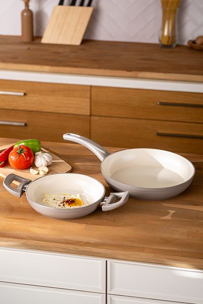 Emsan Crystal 2 Piece Pan and Pan Set