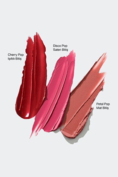 Clinique Pop Longwear™ Gün Boyu Kalıcı Ruj - Renk: Petal Pop 3.9g | Mat Bitiş