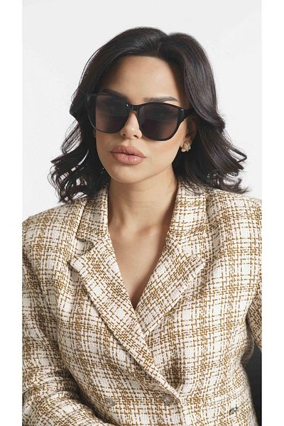TomyHelf نظارة شمسية نسائية سوداء هندسية Ae1848c3b4261