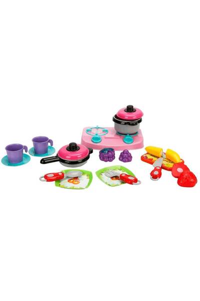 Uçar Oyuncak Sesli ve Işıklı Mutfak Yemek Oyun Seti