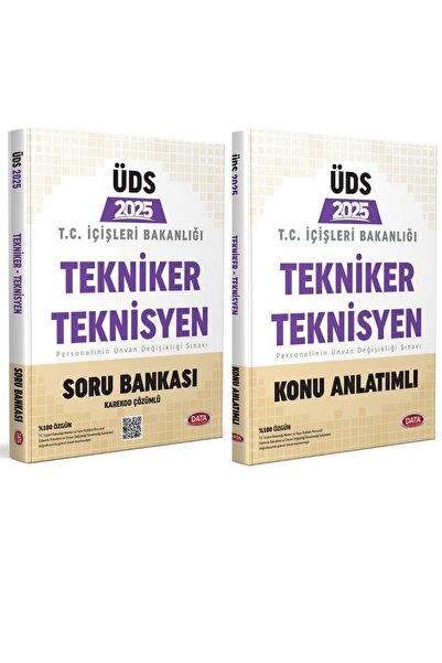 Data Yayınları Data 2025 Üds Içişleri Bakanlığı Tekniker Teknisyen Konu Soru ...