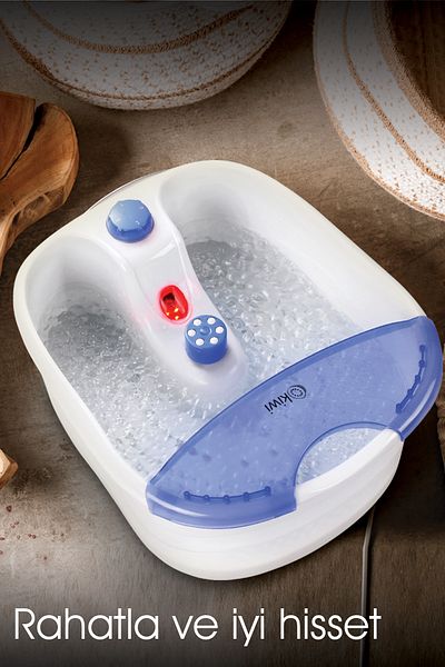 Kiwi Kiwi Kfm 8635-8636 - 3 Function Water Vibrating Foot Massager 60W