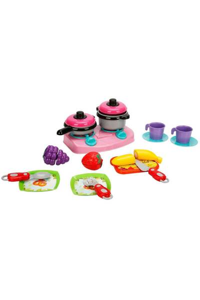Uçar Oyuncak Sesli ve Işıklı Mutfak Yemek Oyun Seti