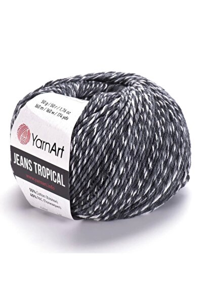 Yarnart Blugi Tropical - Ață de tricotat manual marmorat Ebruli-611