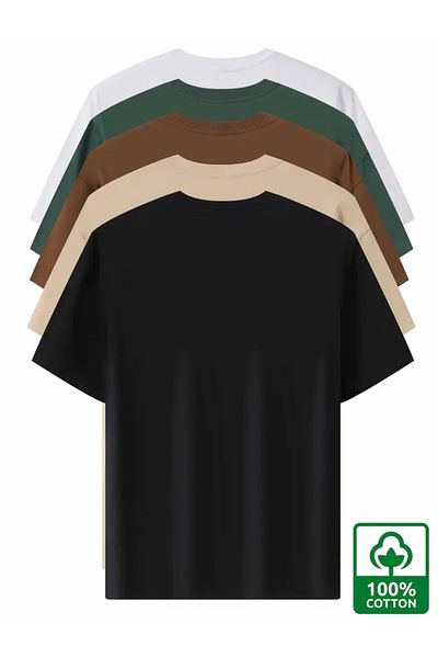 uyguntarz Unisex Basic Model 5'll T-Shirt