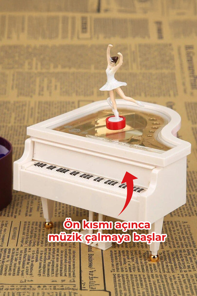 nesever Hareketli Piyano Müzik Kutusu Hd118