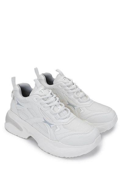 Tamer Tanca Women's Textile/Vegan White Sneakers & Sneakers