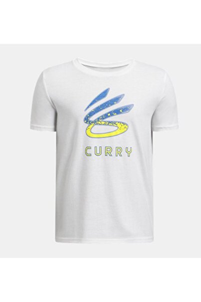 Under Armour Хлопчача футболка UA Curry Logo 1387102-101