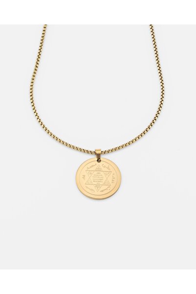 LONDONACS çelik hz süleyman mührü kolye