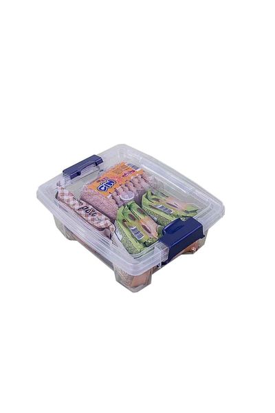QUTU Q-lear Box 1.5 L Locking Storage Box-transparent