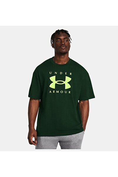 Under Armour Erkek UA Heavyweight Oversized Branded Kısa Kollu T-shirt 138914...