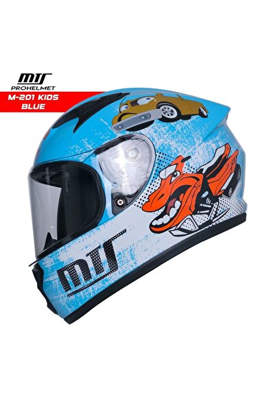 MTS M201 Kapalı Model Çocuk Kaskı (MAVİ)