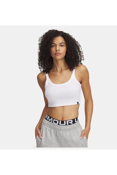Under Armour Women's Ua Rival Rib Baby Tank Top