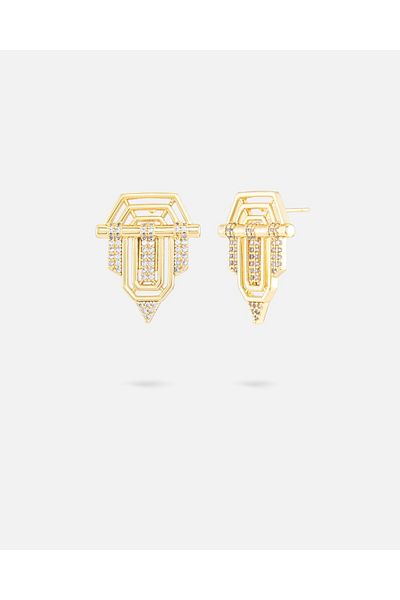 LONDONACS Gold Color Steel Leyla Earrings