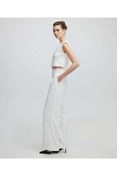 İpekyol Minimal Metal Buckle Trousers