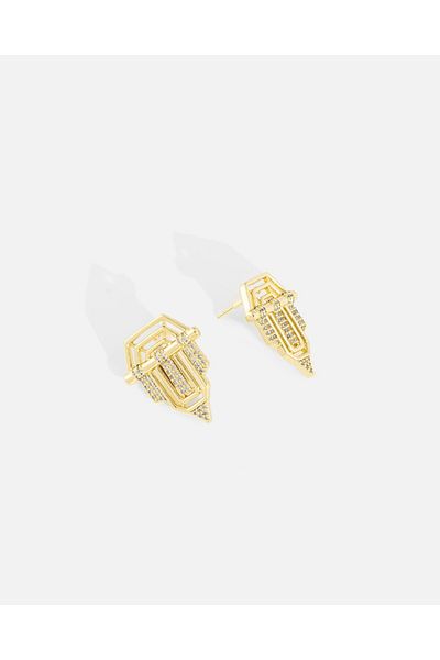 LONDONACS Gold Color Steel Leyla Earrings