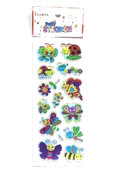 Ticon Sticker 3D Kelebek