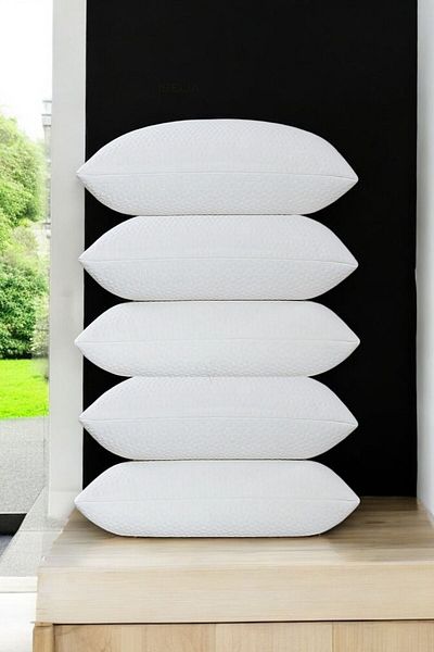 Viselia Visco Pillow Hotel Pillow Anti-Sweat Pillow Hard Pillow 5 Pieces 50x70