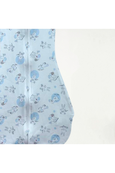 For My Baby Zippered Patterned Swaddle