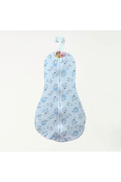 For My Baby Zippered Patterned Swaddle