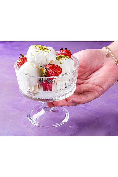 decovien 6-Piece Footed Glass Freezer