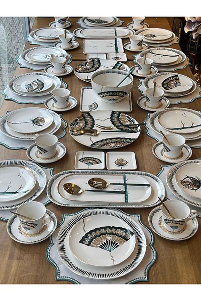 ROSSEV Grace 90 Piece Breakfast Set - 12 People