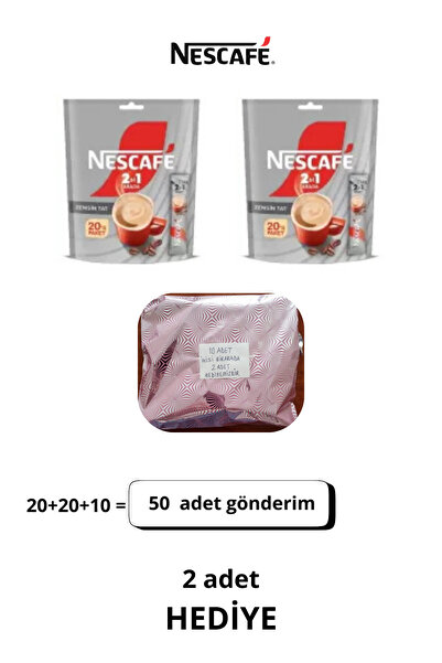 Nescafe şekersiz sütlü KAHVE