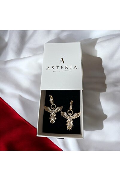 Asteria Jewelry Anka Kuşu Küpe