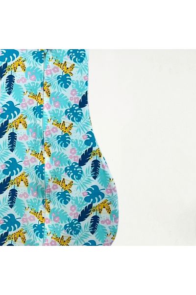 For My Baby Zippered Patterned Swaddle