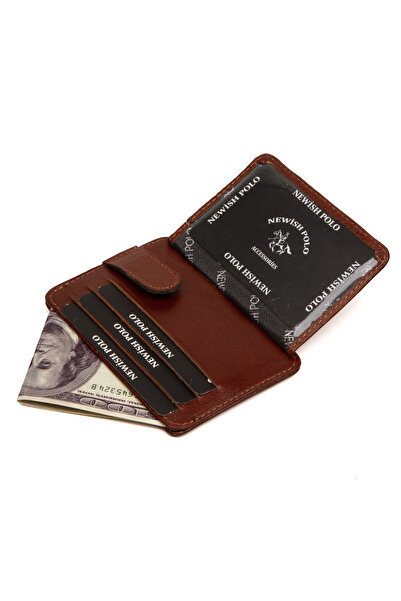 Newish Polo Men's Genuine Leather Card Holder and Wallet