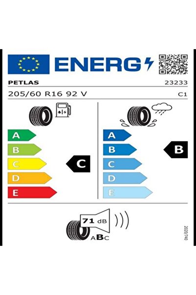 Petlas 205/60 R16 Tl 92V Imperıum PT515 Yaz Lastiği (Üretim Tarihi:2025)