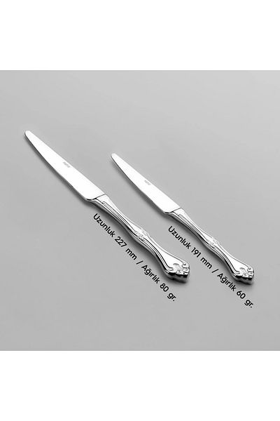 Nehir Cutlery set. (Spoons - forks - knives). Consists of 89 pieces. With luxury wooden box.