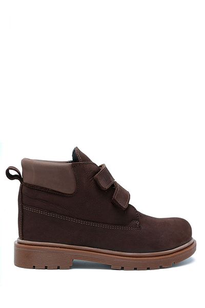 Kifidis Kibo19 Kifidis-Kids Unisex Παιδικές Μπότες 27-36 Καφέ Nubuck Δερμάτινο