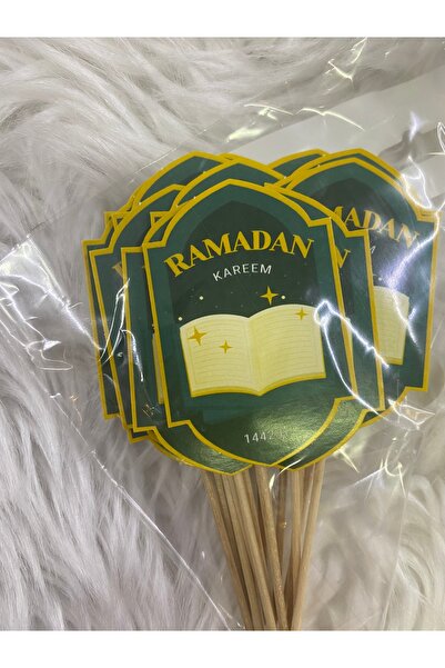 skycott ramazan sofra malzemeleri kürdan set ramazan süslemeleri ramadan kare...