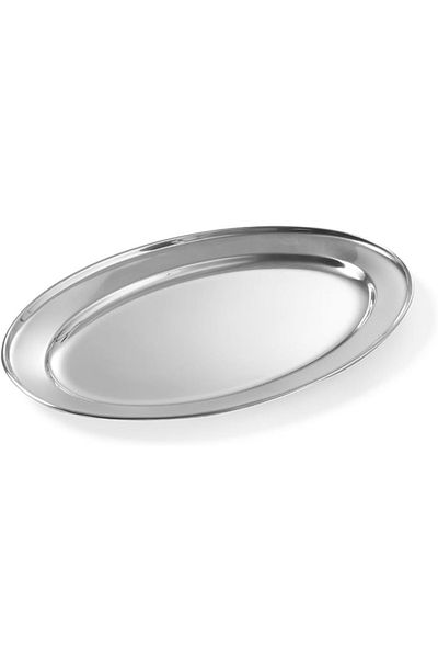 mastergold 3 Piece Stainless Steel Oval Serving Dish (45cm) | Rice & Pasta Serving Dish | Dishwasher Safe