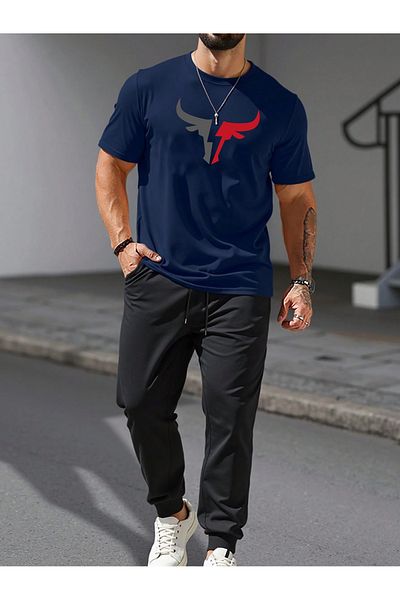 uyguntarz Σετ φόρμας Unisex Bull Printed