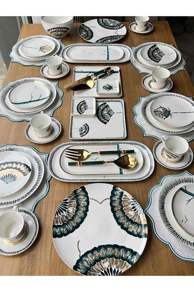 Mikasa Moor Grace 47 Piece Breakfast Set for 6