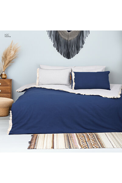NDC HOME Сірий темно-синій двосторонній комплект постільної білизни Battal Boy